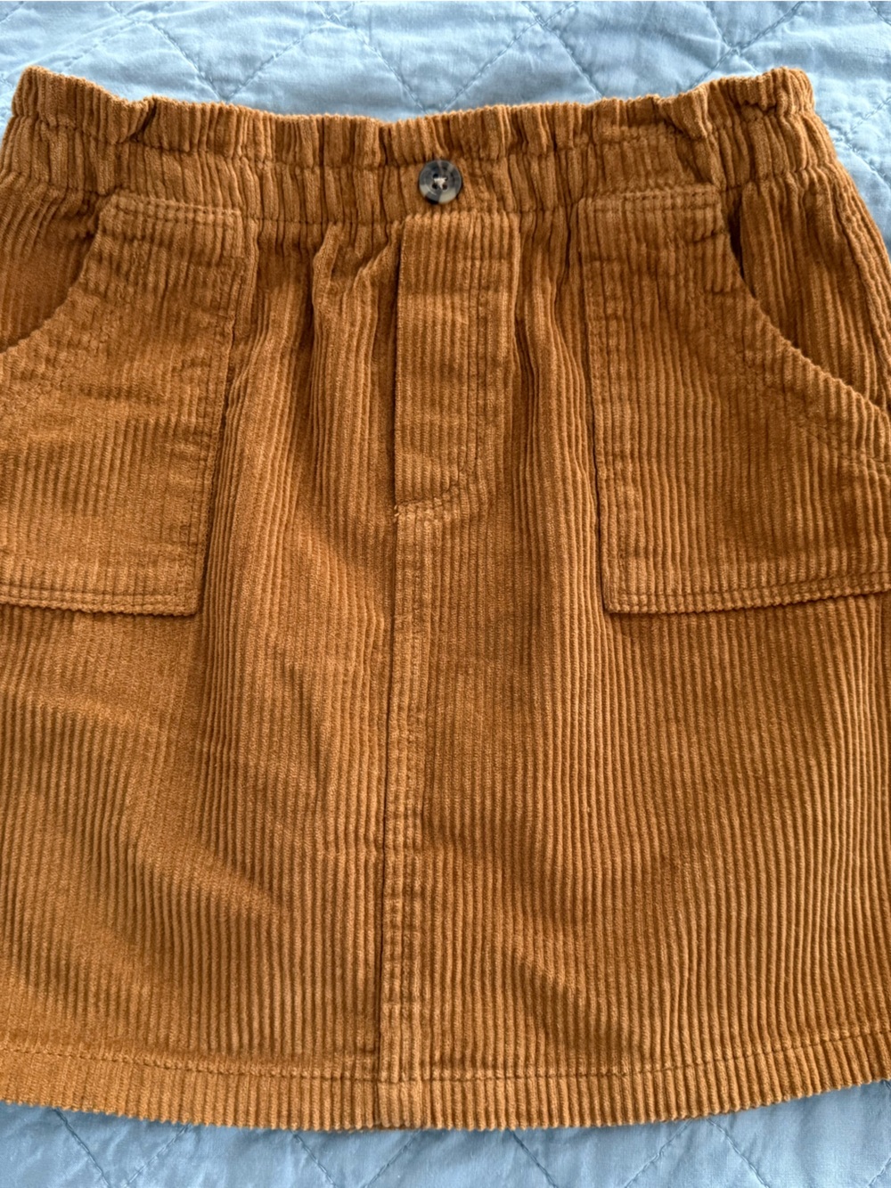 Old Navy Girls' Corduroy Skirt in Camel Brown